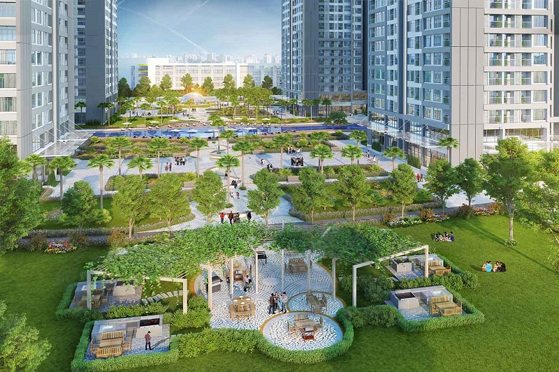 Thiên nhiên tại căn hộ Hà Đô Centrosa Quận 10