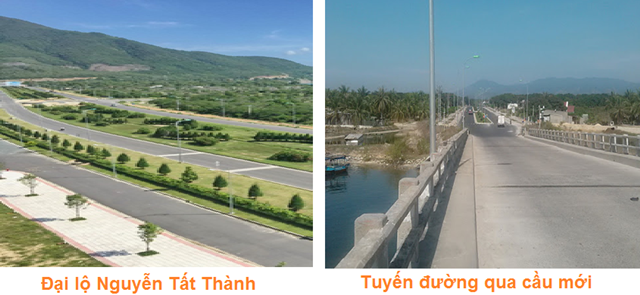 Đại lộ Nguyễn Tất Thành - Đường qua cầu mới