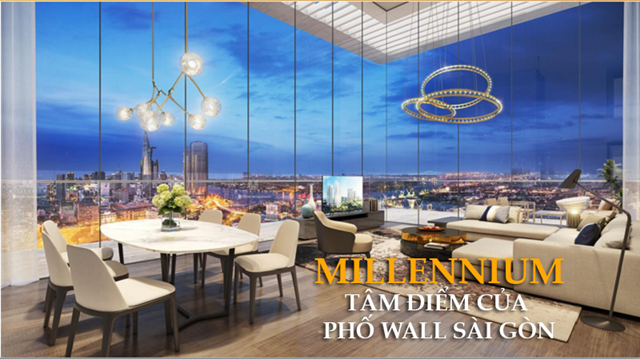 CĂN HỘ MILLENNIUM – TÂM ĐIỂM CỦA PHỐ WALL SÀI GÒN