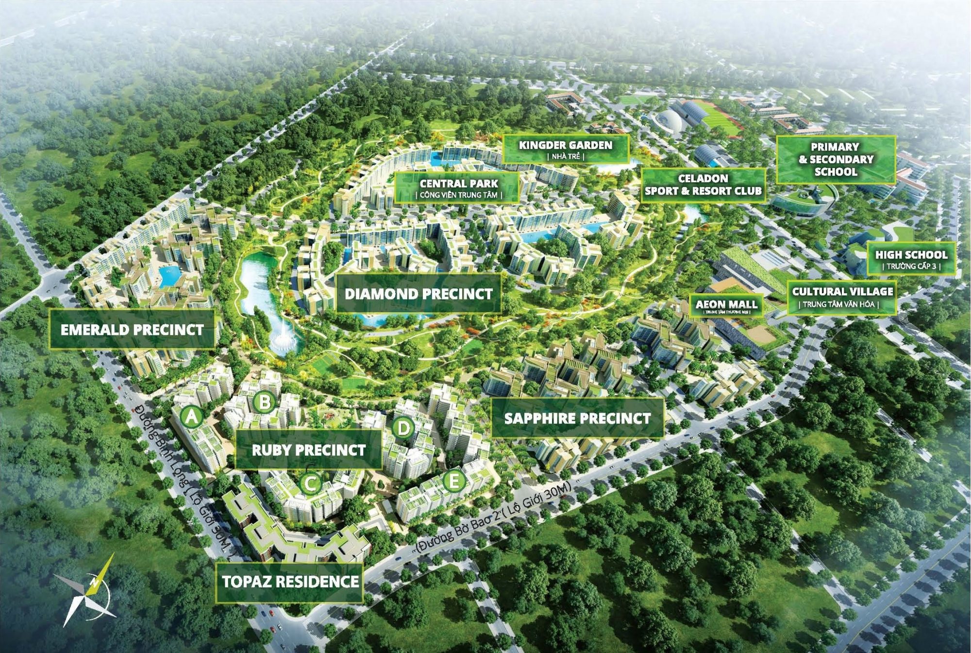 Phân khu tại Celadon City