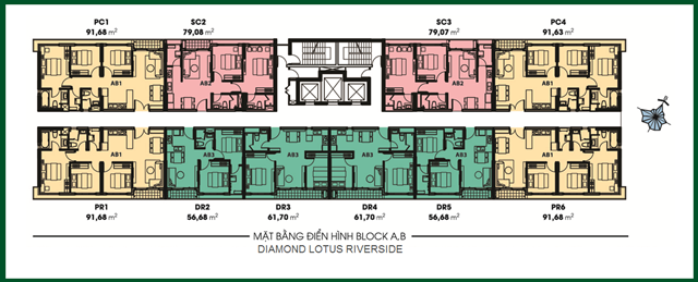 Chuyển nhượng căn hộ Diamond Lotus Riverside Quận 8