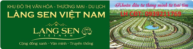 Đất nền dự án Làng Sen Việt Nam