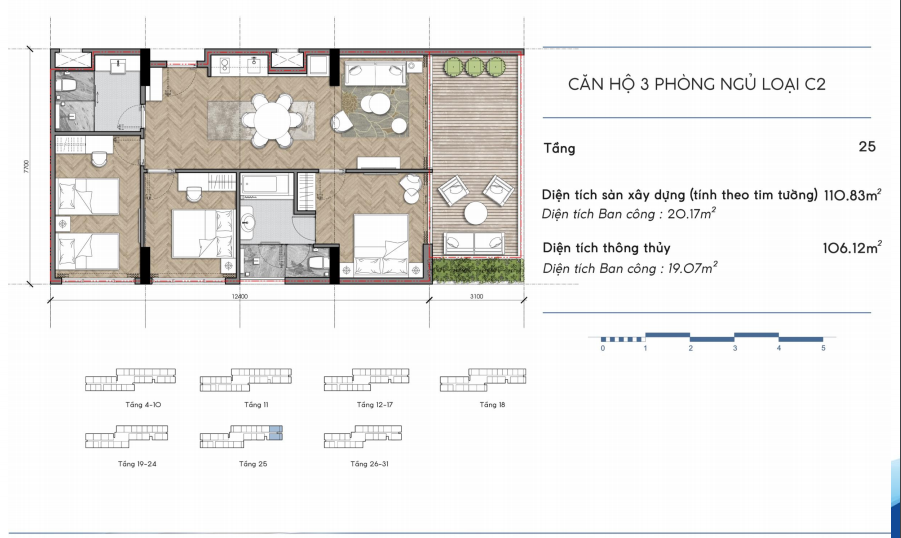 Căn-hộ-3PN-loại-C2-coco-wonderland-resort