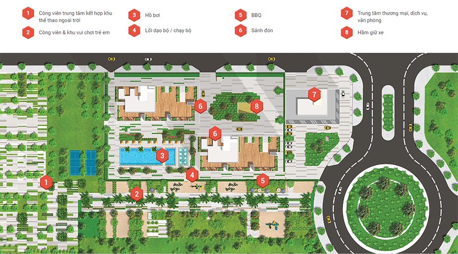 tiện ích nội khu dự án citiesto quận 2