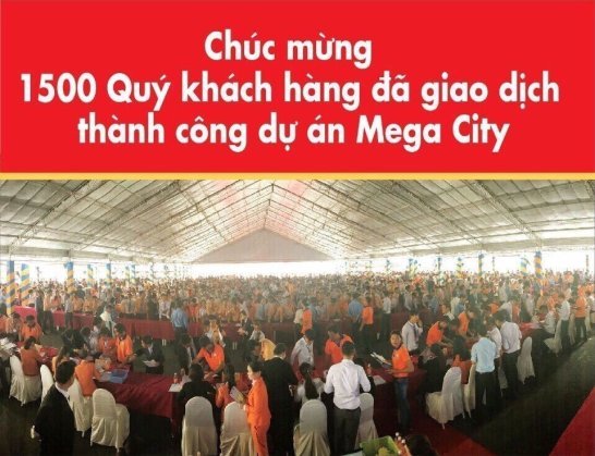 Giá bán đất nền dự án Mega city - Rất đông khách hàng đã tin tưởng lựa chọn sản phẩm tại dự án MeGa city