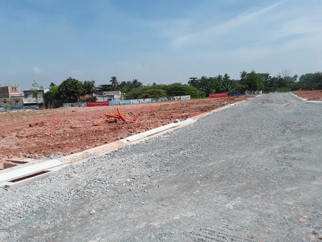 Dự án đất nền Tam Phước đang thi công hạ tầng. LH: 0944.101.441