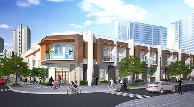 Mẫu nhà 1 trệt 1 lầu Bến Cát Center City 2 - LH: 0944.101