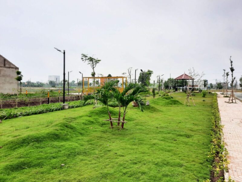 Mảng xanh tại khu dân cư Long Cang Residence