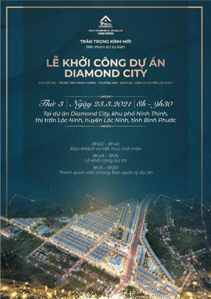 Thư Mời Lễ Khởi Công Dự Án Diamond City