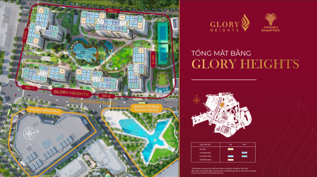 Thông tin dự án Glory Heights - mặt bằng chi tiết