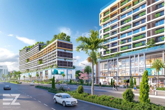 shophouse và tttm 3 tầng dự án fiato city