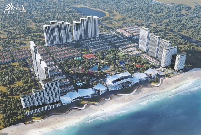 Hình phối bảng giá bán Blanca City 