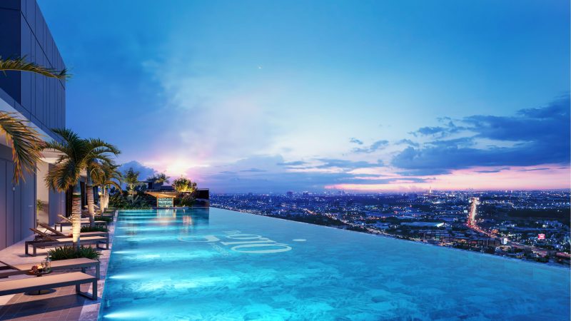 Bể bơi vô cực Vinhomes Green Paradise
